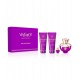 Versace Dylan Purple Kit shower gel + creme corporal + miniatura + perfume 100ml 